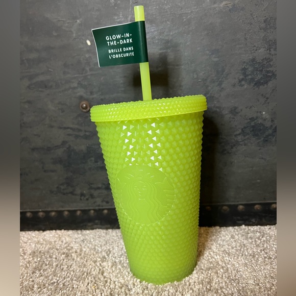 Starbucks Other - Starbucks Lemongrass Glow In the Dark Grande Cup 16oz New Tumbler